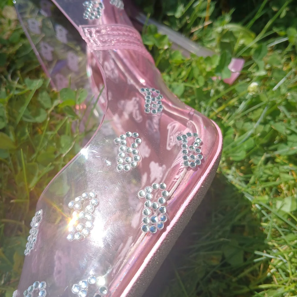 Aldo×Barbie Rhinestone High Heels - Picture 6 of 6
